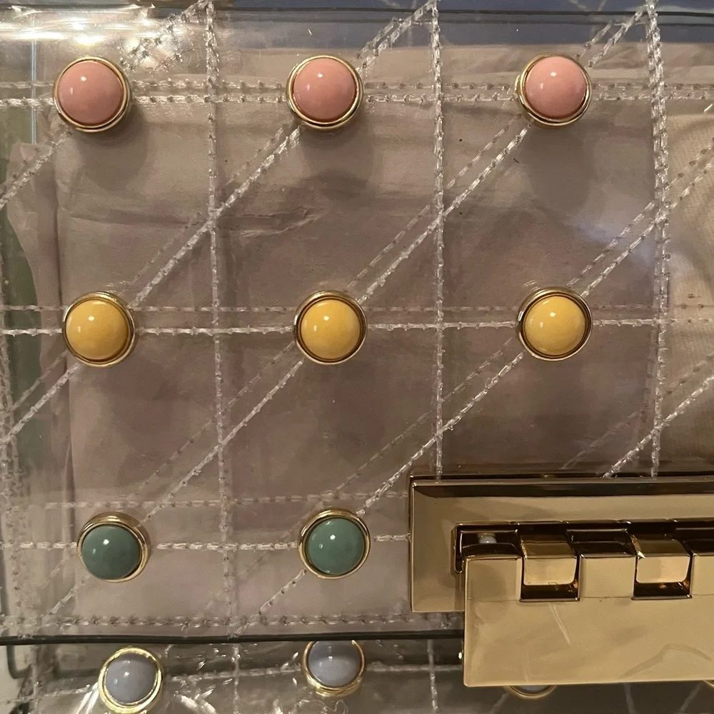 Like new! Zac Posen designer handbag: Rainbow Pearl Lady. - Picture 3 of 5